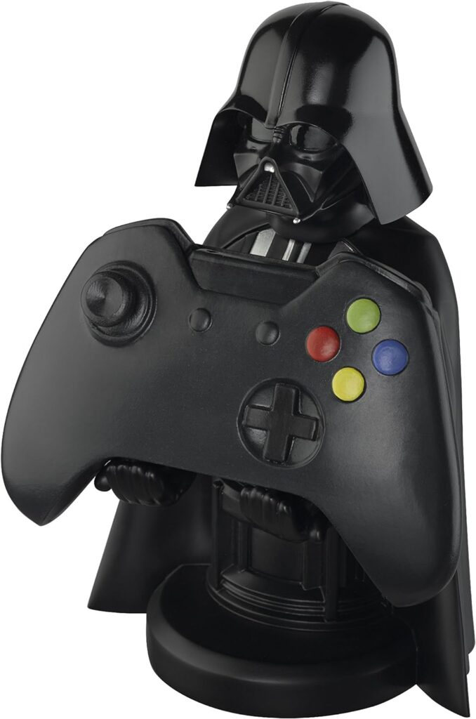 Exquisite Gaming: Star Wars: Darth Vader - Original Mobile Phone  Gaming Controller Holder, Device Stand, Cable Guys, Licensed Figure (Multi-colored)