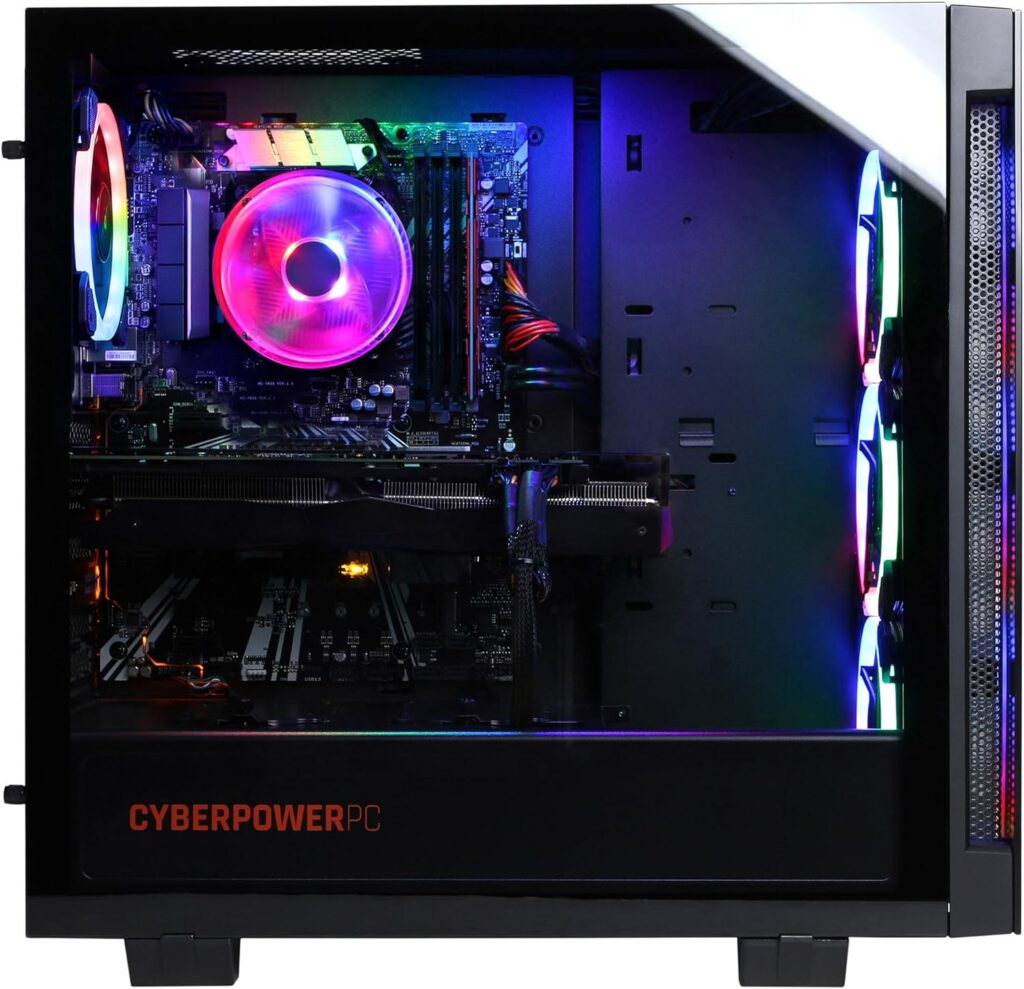 CyberPowerPC Gamer Xtreme VR Gaming PC, Intel Core i7-13700F 2.1GHz, GeForce RTX 4060 Ti 16GB, 16GB DDR5, 1TB NVMe SSD, Wi-Fi Ready  Windows 11 Home (GXiVR8040A14)